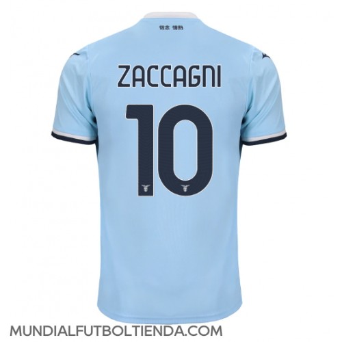 Camiseta Lazio Mattia Zaccagni #10 Primera Equipación Replica 2024-25 mangas cortas